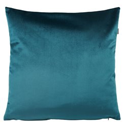 Decorative pillowcase French velvet 659, dark turquoise, 45x45cm