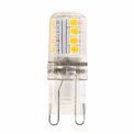 LED Bulb warm white, G9 2.5W, 350lm, 3000K, H4.3x1.4x1.4cm