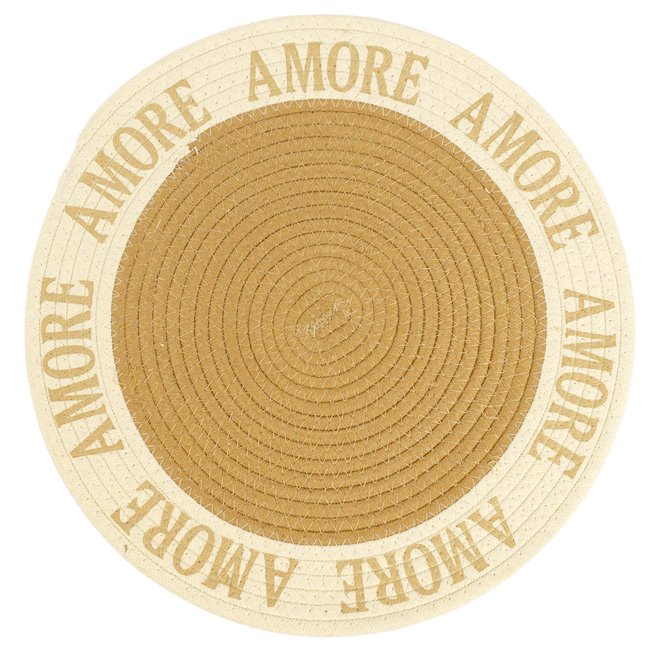 Placemate Amore, beige/cream, D38cm, H0.6cm
