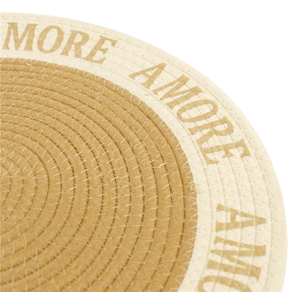 Placemate Amore, beige/cream, D38cm, H0.6cm