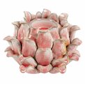 Candle holder Pink, ceramic, H10.5x14.5x14.5cm