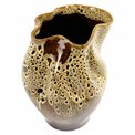 Vase Brown L, stoneware, H30x22.5x20.5cm