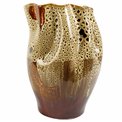 Vase Brown L, stoneware, H30x22.5x20.5cm
