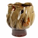 Vase Brown, stoneware, H24x21x21cm