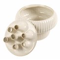 Vase White, stoneware, H20.5cm, D22cm