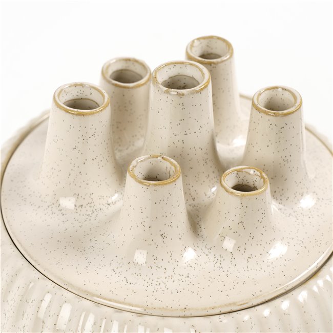 Vase White, stoneware, H20.5cm, D22cm