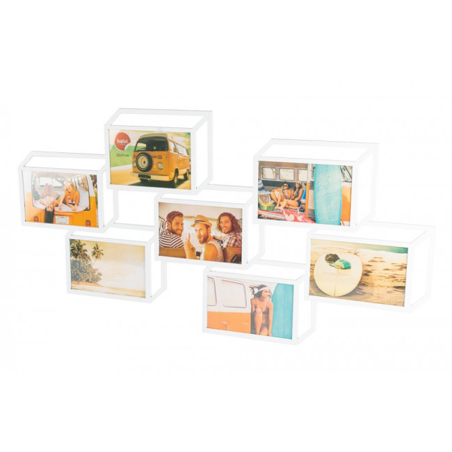 Multi photo frame Tratto 3D, for 7 photos 10x15cm