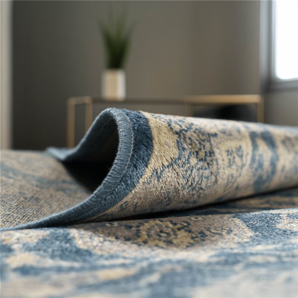 Carpet Neston, blue/grey,  67x210cm