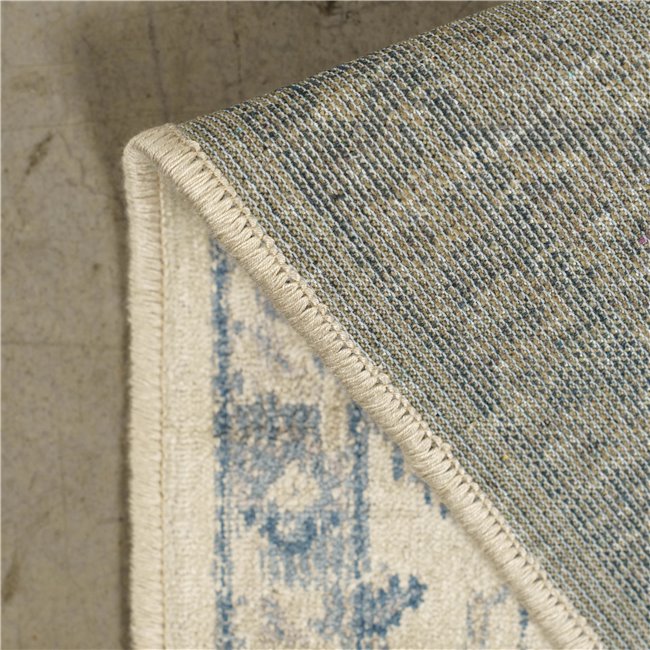 Carpet Nicola, blue/beige, 67x210cm