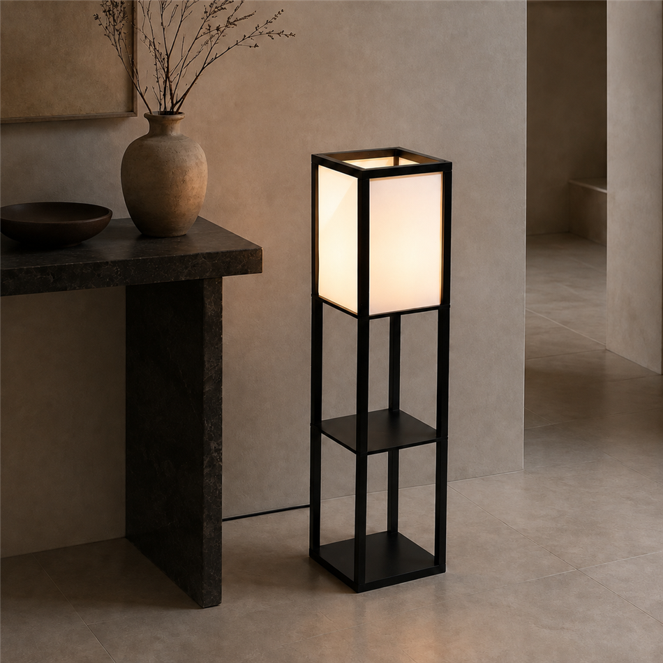 Floor lamp Medeja, H100cm D24cm, E27 40W(MAX)