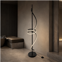 Торшер Moden1A, черный, H123cm, D20cm, LED 24W, 3000K, 1320lm