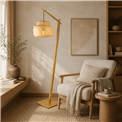 Floor lamp Liby, natural, H173cm