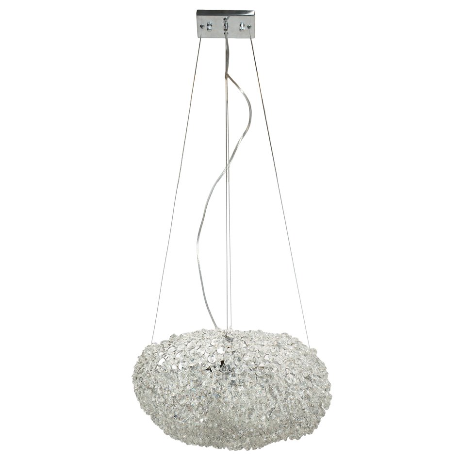 Подвесной светильник Igate S, прозрачный/хром, 40x20cm, E14x4 40W(MAX)