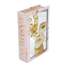 Book box Woman with Flover Ornament, 27x18x7cm