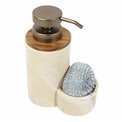 Sink organizer soap dispenser 330ml Come, H17.6x14.2x8.3cm