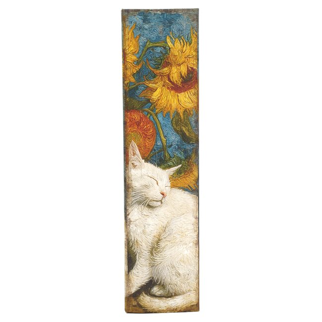 Book box Sunflower and Cat L, 27x18x7cm