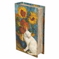 Book box Sunflower and Cat S, 21x13x5cm