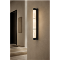 Wall lamp Adri black, H8x88x13.6cm, LED 38W, 3000K, 1400lm