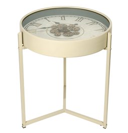 Столик с часами Kidwelly II, D49cm H54cm