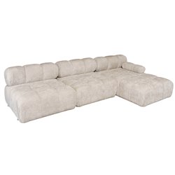 Corner sofa Selia R, right side, Vibe 08, H70x285x160cm