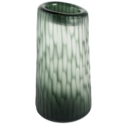 Vase Dijon L, grenn, glass, H35cm, D17.5cm