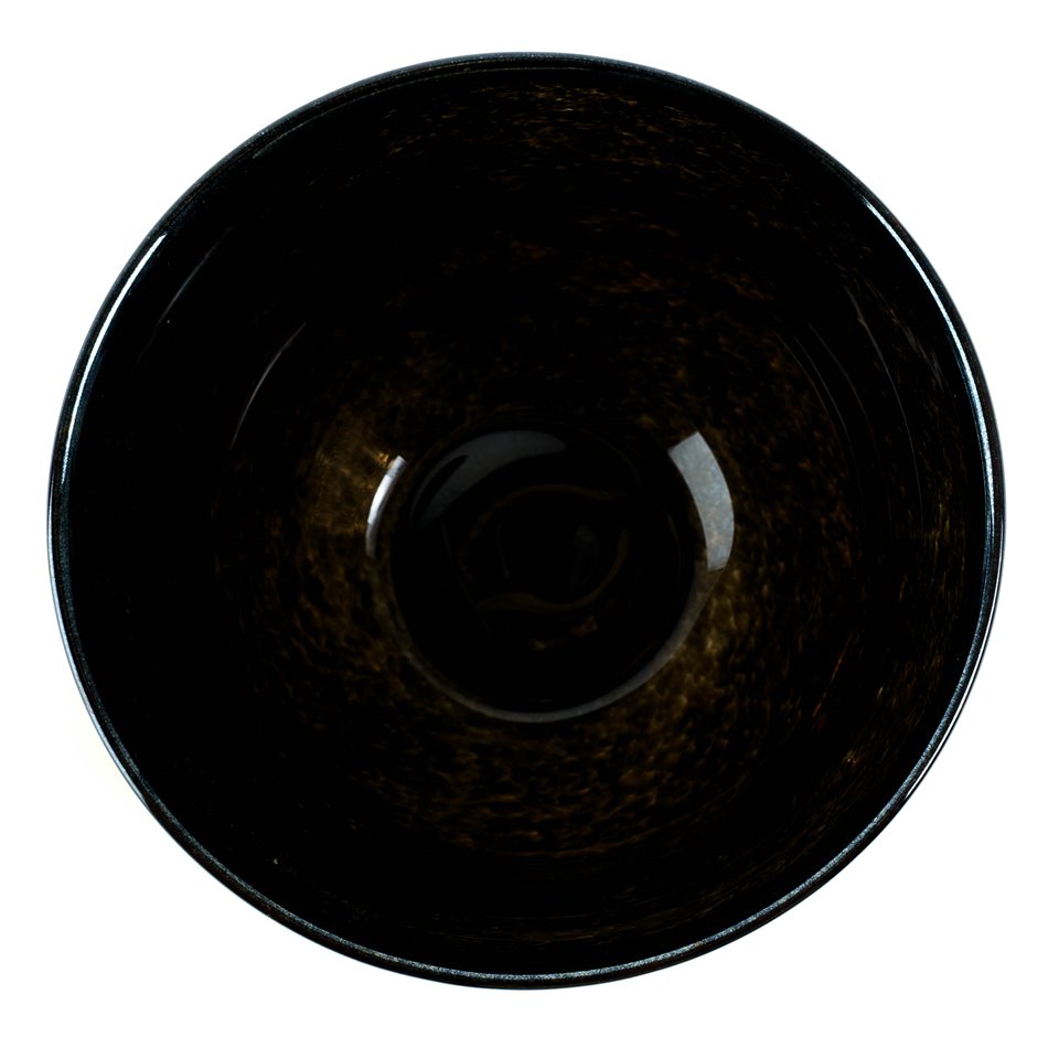 Deco bowl Detva, glass, H15cm, D23cm