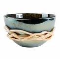 Deco bowl Detva, glass, H15cm, D23cm