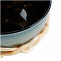 Deco bowl Detva, glass, H15cm, D23cm