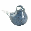 Deco figurine Bird, glass, H8x12.5x7cm