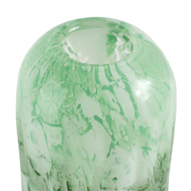 Ваза Dalvik L, зеленый, стекло, H30cm, D15.5cm