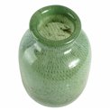 Vase Deskati slim, green, glass, H31cm, D21cm
