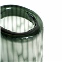 Vase Dijon L, green, glass, H35cm, D17.5cm