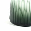 Vase Dijon L, green, glass, H35cm, D17.5cm