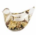 Tealight holder Dreamlight Bird, glass, H7x6.5x13cm
