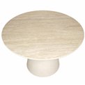 Dining table Tilly Art, sintered stone/MDF, D120cm H76cm