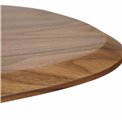 Dining table Tolly, walnut veneer/MDF/metal, 95x79cm H76cm