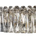 Wall lamp Ignace LED, transparent/chrome, D25cm, LED 6W, 3000K, 600lm