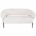 Armchair Davor 2 seaters, 14 white, H73x145x71cm