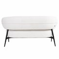 Armchair Davor 2 seaters, 14 white, H73x145x71cm