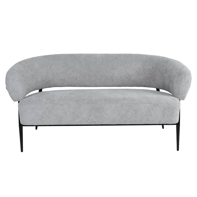 Armchair Davor 2 seaters, 3 grey, H73x145x71cm
