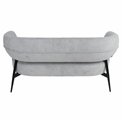 Armchair Davor 2 seaters, 3 grey, H73x145x71cm