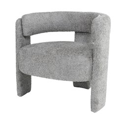 Armchair Dijon, grey, H70x80x69cm