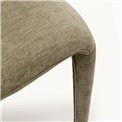 Dining chair Tobi, green, H77x58x57cm, seat height 47cm