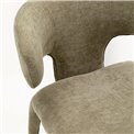 Dining chair Tobi, green, H77x58x57cm, seat height 47cm