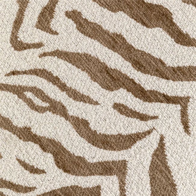 Stool Pepino Tiger, beige/brown, H43x45x45cm