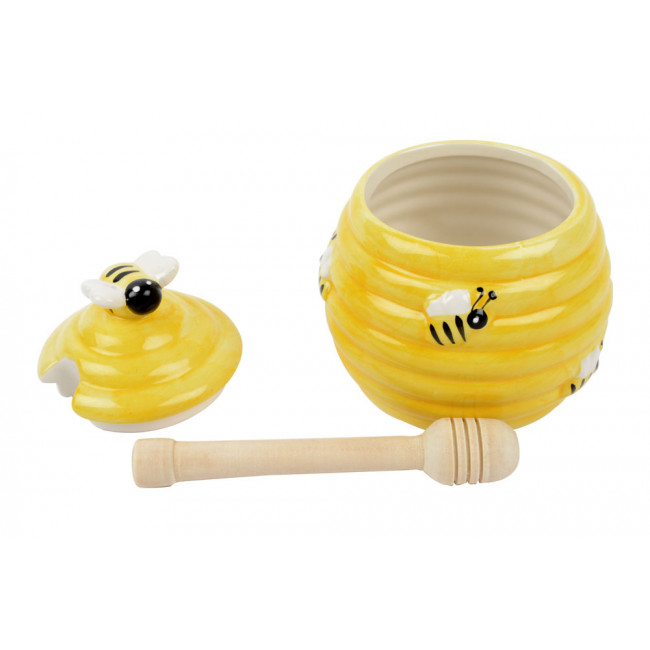 Honey Pot "Bee", H11x9.50x9.5cm