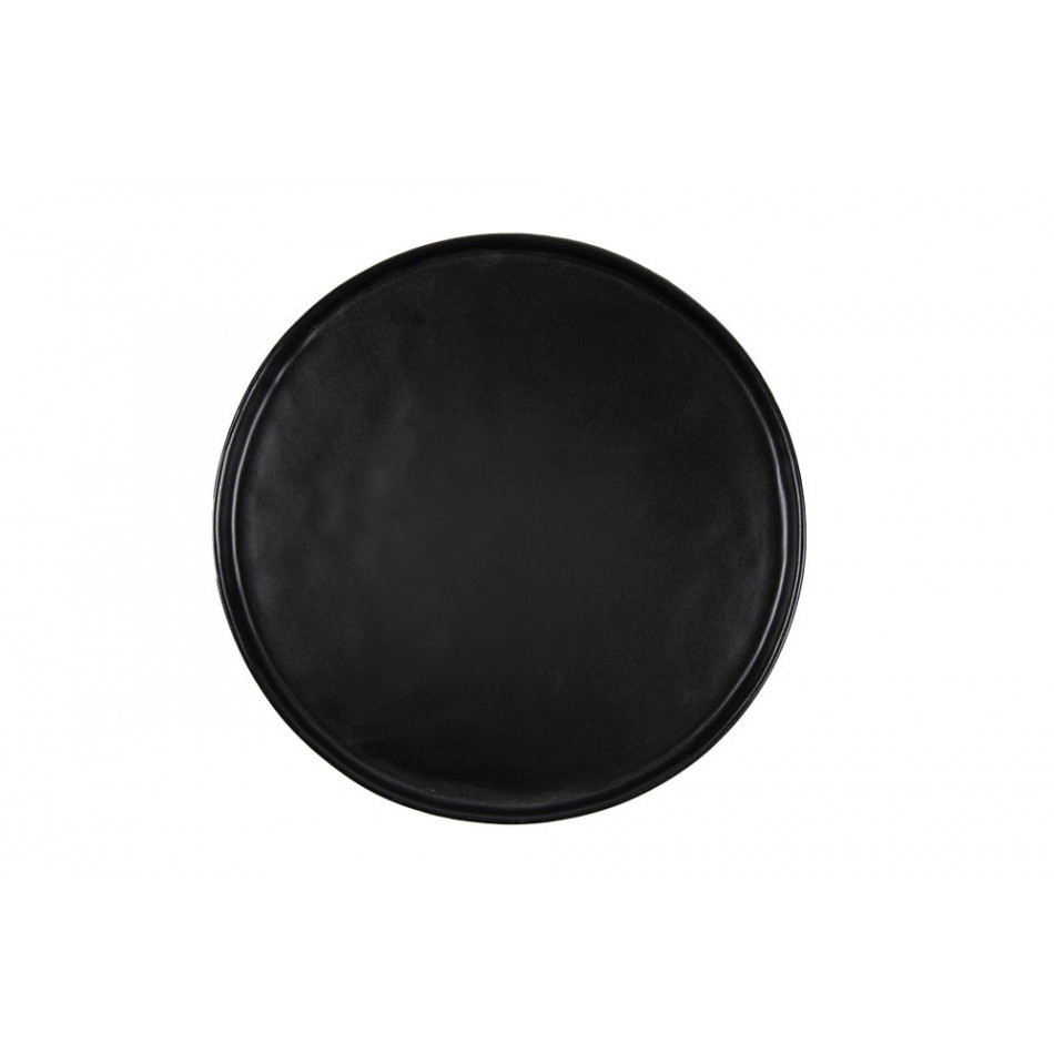 Dinner plate Black L, D26.5cm
