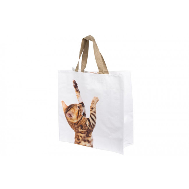 Shopping bag Cat/Mouse, H40x40x14cm