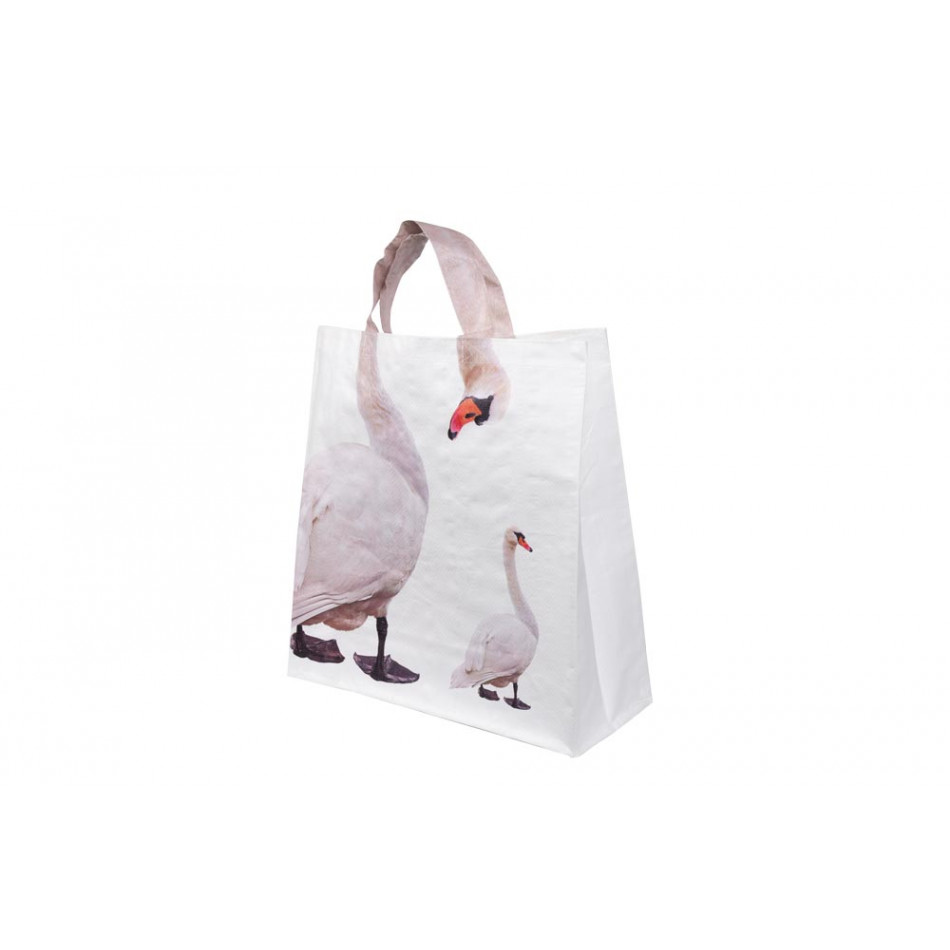 Shopping bag Swan, H40x40x14cm