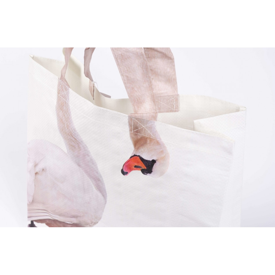 Shopping bag Swan, H40x40x14cm